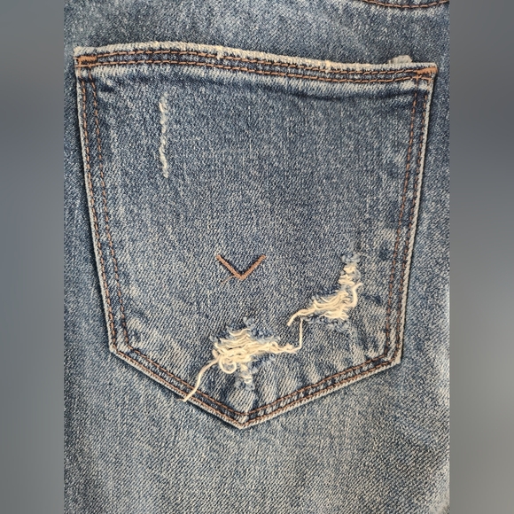 HUDSON DISTRESSED KRISTA SKINNY JEANS - Picture 8 of 10